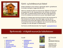 Tablet Screenshot of bjerkreim.info